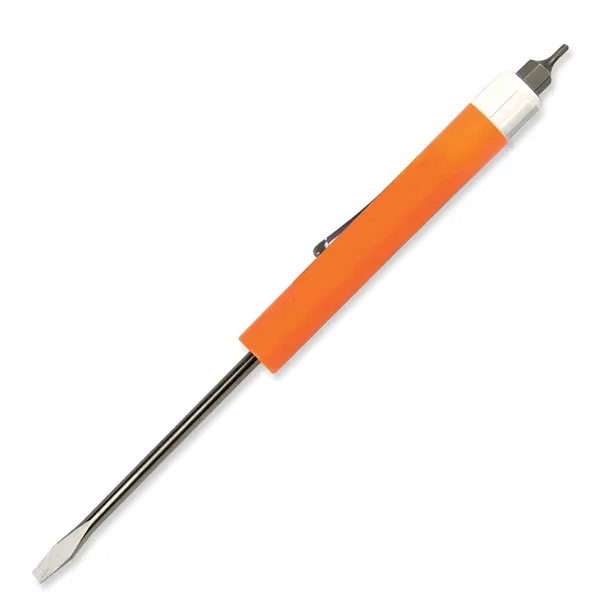 6.31" x 0.5" Diameter blade (flat head) screwdriver with a hex-bit... from ASI 54040 Fey Promo / Mi Line by Fey