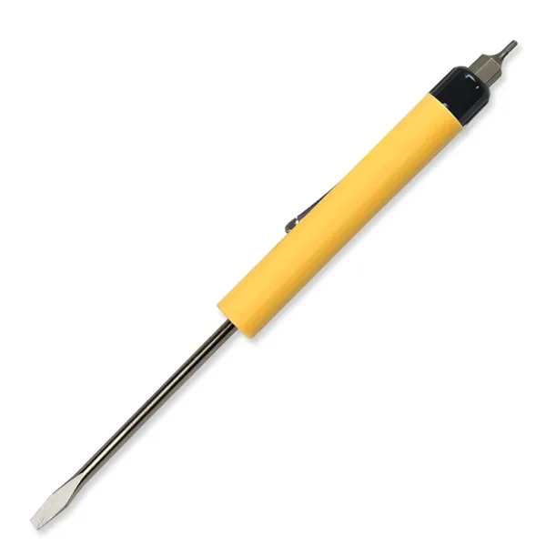 6.31" x 0.5" Diameter blade (flat head) screwdriver with a hex-bit... from ASI 54040 Fey Promo / Mi Line by Fey