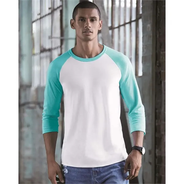 Premium Blend Ringspun Three-Quarter Sleeve Raglan Baseba...... from ASI 84358 S&S Activewear