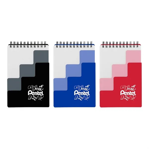 70-lined page notebook with recycled cover and top spiral binding.... from ASI 88060 Snugz/USA Inc