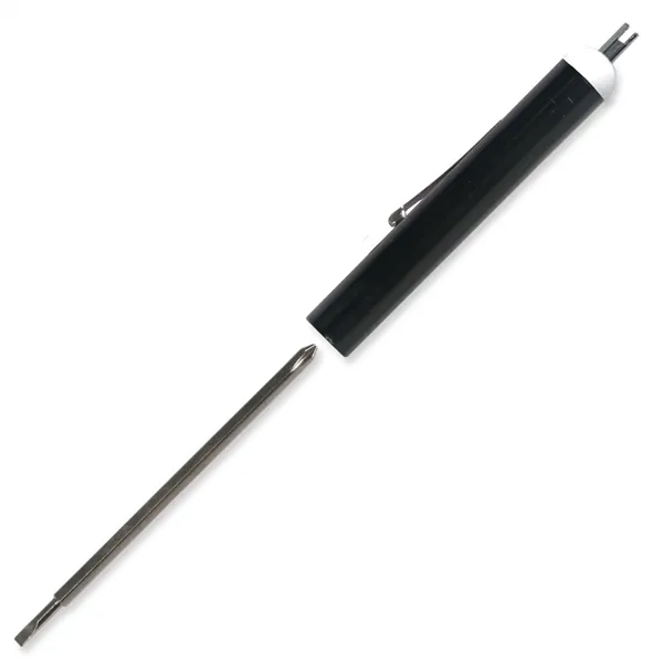 Pocket screwdriver with valve stem top that can reverse into a... from ASI 54040 Fey Promo / Mi Line by Fey