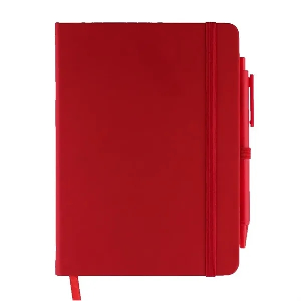5 3/4" x 8 1/4" Notebook and pen combo, Pen inserted... from ASI 52387 Empire USA