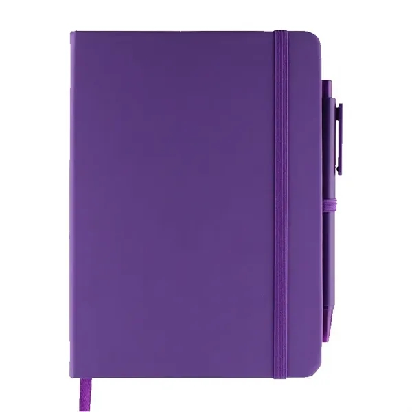 5 3/4" x 8 1/4" Notebook and pen combo, Pen inserted... from ASI 52387 Empire USA