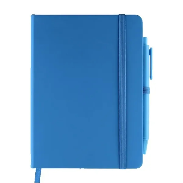 5 3/4" x 8 1/4" Notebook and pen combo, Pen inserted... from ASI 52387 Empire USA