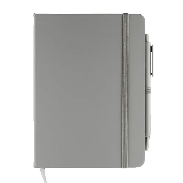 5 3/4" x 8 1/4" Notebook and pen combo, Pen inserted... from ASI 52387 Empire USA