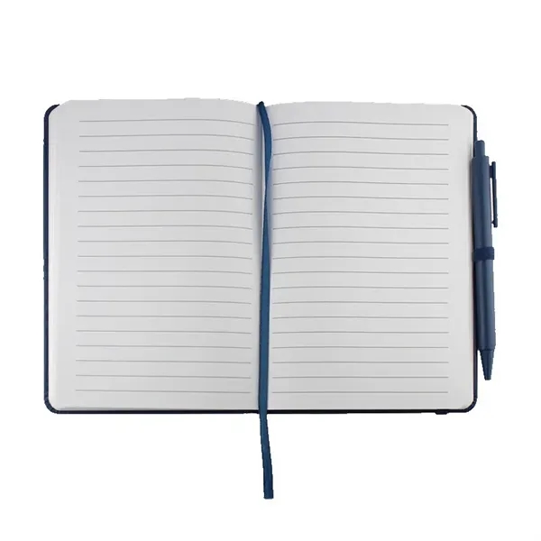 5 3/4" x 8 1/4" Notebook and pen combo, Pen inserted... from ASI 52387 Empire USA