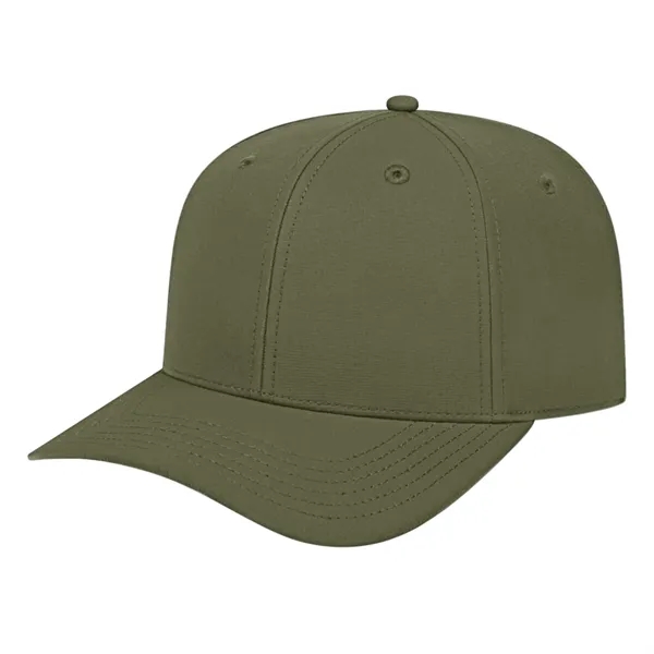 Medium profile five panel structured cap with a modified flat visor... from ASI 43792 Cap America Inc