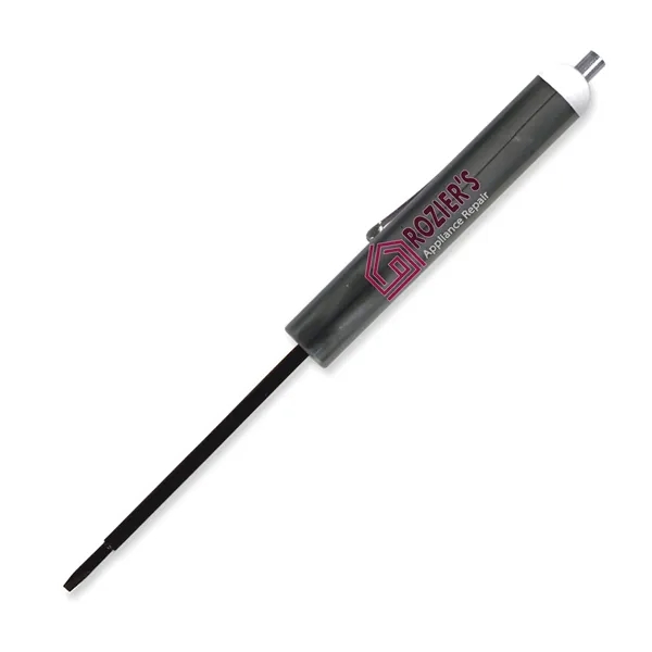 5.68"W x 0.5"D blade (flat head) screwdriver with a magnet top.... from ASI 54040 Fey Promo / Mi Line by Fey