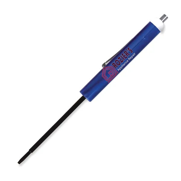 5.68"W x 0.5"D blade (flat head) screwdriver with a magnet top.... from ASI 54040 Fey Promo / Mi Line by Fey
