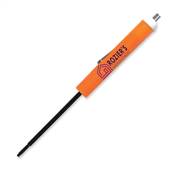 5.68"W x 0.5"D blade (flat head) screwdriver with a magnet top.... from ASI 54040 Fey Promo / Mi Line by Fey