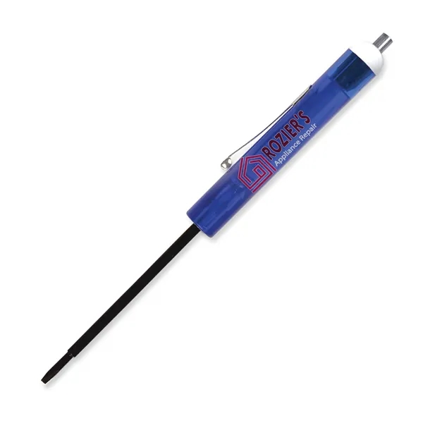 5.68"W x 0.5"D blade (flat head) screwdriver with a magnet top.... from ASI 54040 Fey Promo / Mi Line by Fey