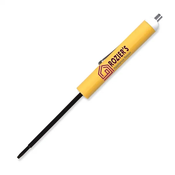 5.68"W x 0.5"D blade (flat head) screwdriver with a magnet top.... from ASI 54040 Fey Promo / Mi Line by Fey