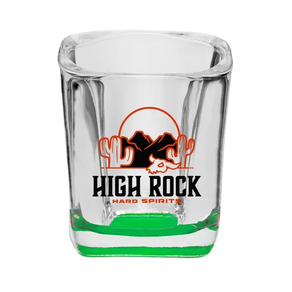 Rounded Square shot glass... from ASI 62088 IDProductsource