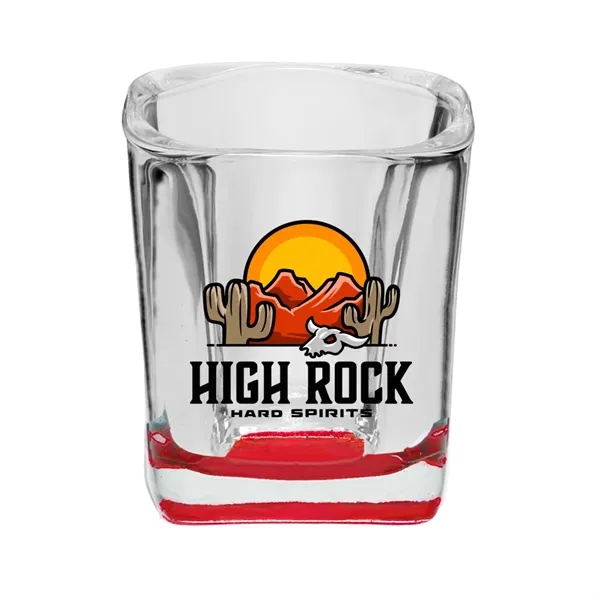 Rounded Square shot glass... from ASI 62088 IDProductsource