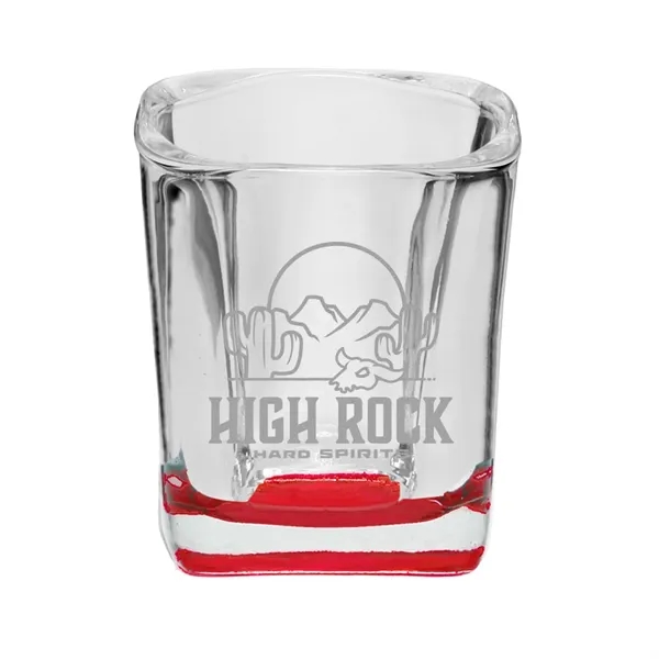 Rounded Square shot glass... from ASI 62088 IDProductsource