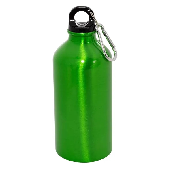 17 oz. aluminum water bottle with black leak-proof, screw-down lid and... from ASI 79530 Prime Line