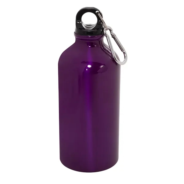 17 oz. aluminum water bottle with black leak-proof, screw-down lid and... from ASI 79530 Prime Line