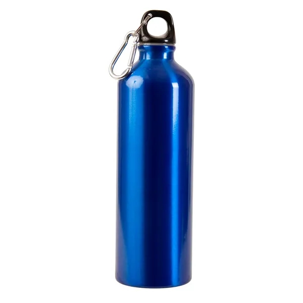 25 oz. aluminum water bottle with black leak-proof, screw-down lid and... from ASI 79530 Prime Line