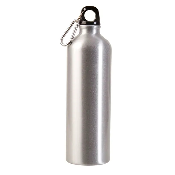 25 oz. aluminum water bottle with black leak-proof, screw-down lid and... from ASI 79530 Prime Line