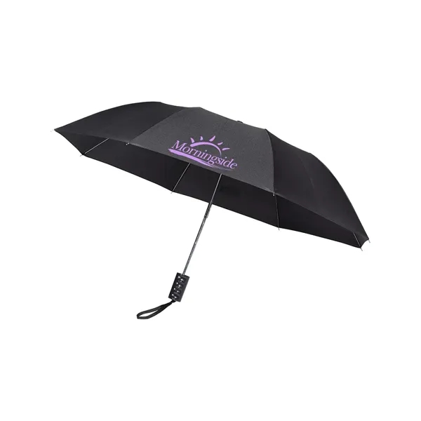 Automatic opening folding umbrella with 8 panel canopy, iron shaft and... from ASI 79530 Prime Line