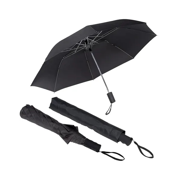 Compact folding umbrella with 44" arc, automatic open feature, press button... from ASI 79530 Prime Line