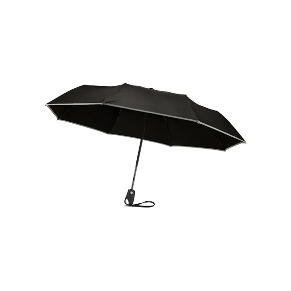 42" auto open/close umbrella with reflective trim, steel frame, fiberglass ribs... from ASI 79530 Prime Line