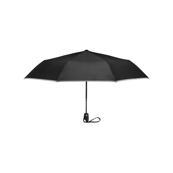 42" auto open/close umbrella with reflective trim, steel frame, fiberglass ribs... from ASI 79530 Prime Line