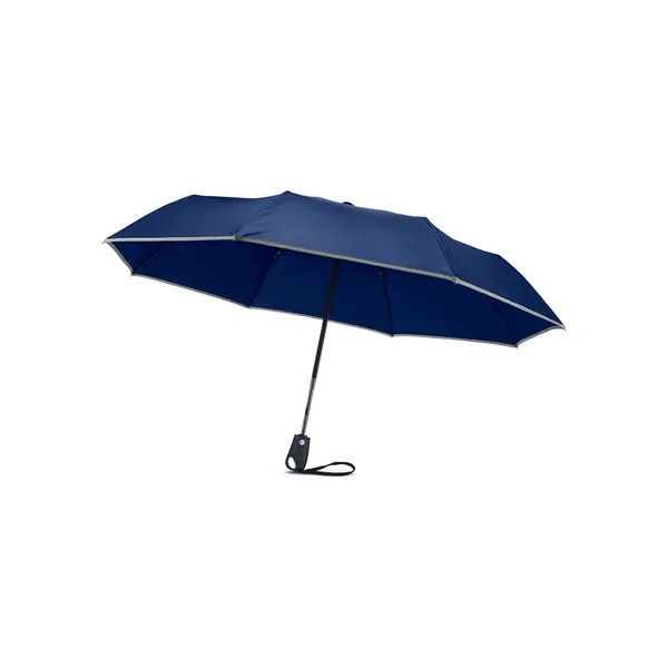 42" auto open/close umbrella with reflective trim, steel frame, fiberglass ribs... from ASI 79530 Prime Line