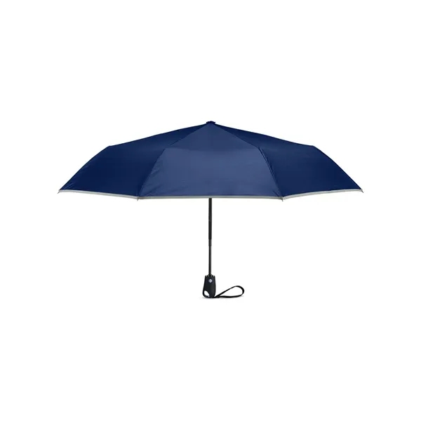 42" auto open/close umbrella with reflective trim, steel frame, fiberglass ribs... from ASI 79530 Prime Line