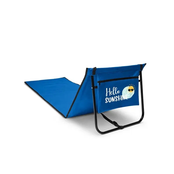 59.25" x 21" 600 and 210 Denier polyester folding beach lounge... from ASI 79530 Prime Line