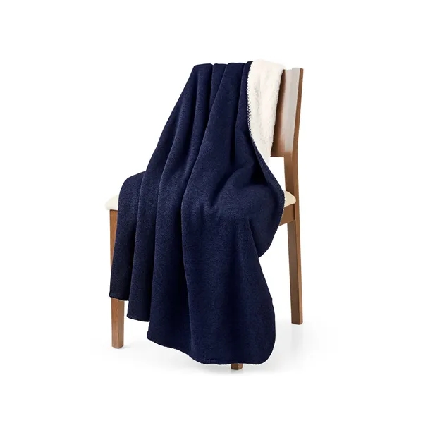 Cozy double layer blanket with heathered top layer and Sherpa faux... from ASI 79530 Prime Line