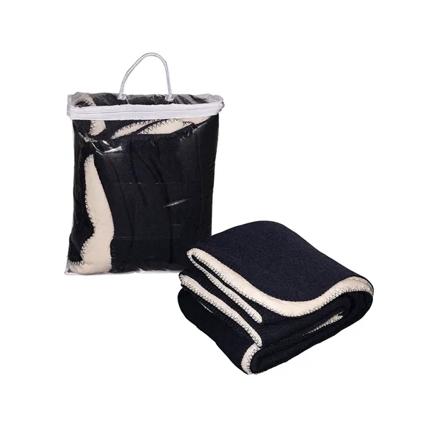 Cozy double layer blanket with heathered top layer and Sherpa faux... from ASI 79530 Prime Line