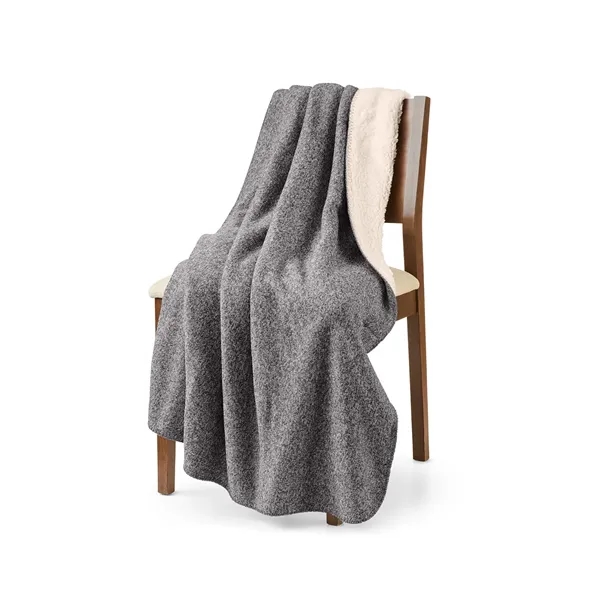 Cozy double layer blanket with heathered top layer and Sherpa faux... from ASI 79530 Prime Line