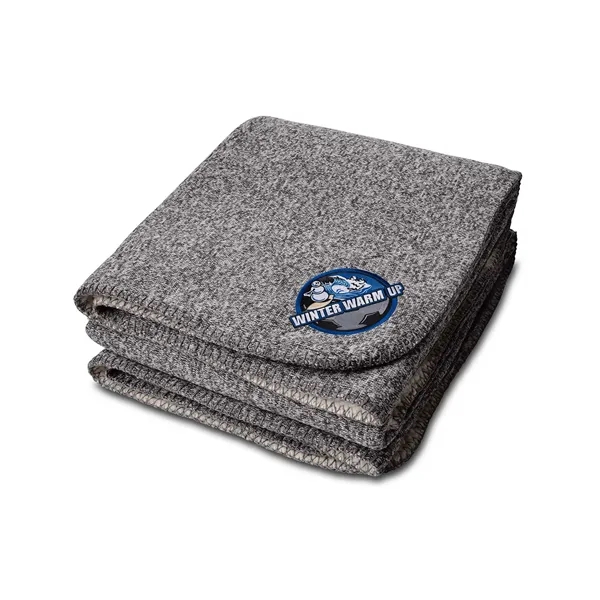 Cozy double layer blanket with heathered top layer and Sherpa faux... from ASI 79530 Prime Line