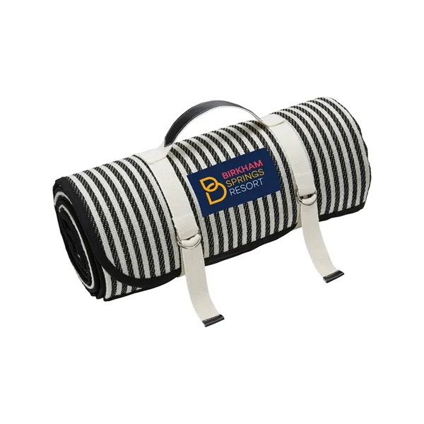 59" x 79" outdoor picnic blanket with a water-repellent base and... from ASI 79530 Prime Line