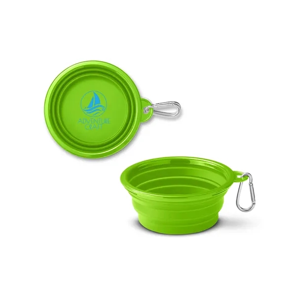 Collapsible Pet Bowl With Carabiner... from ASI 79530 Prime Line