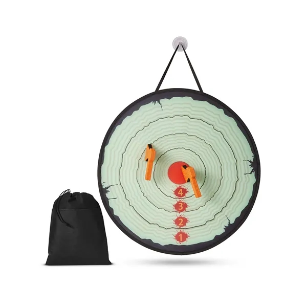 Axe-throwing game with two foam axes, foldable target with a suction... from ASI 79530 Prime Line