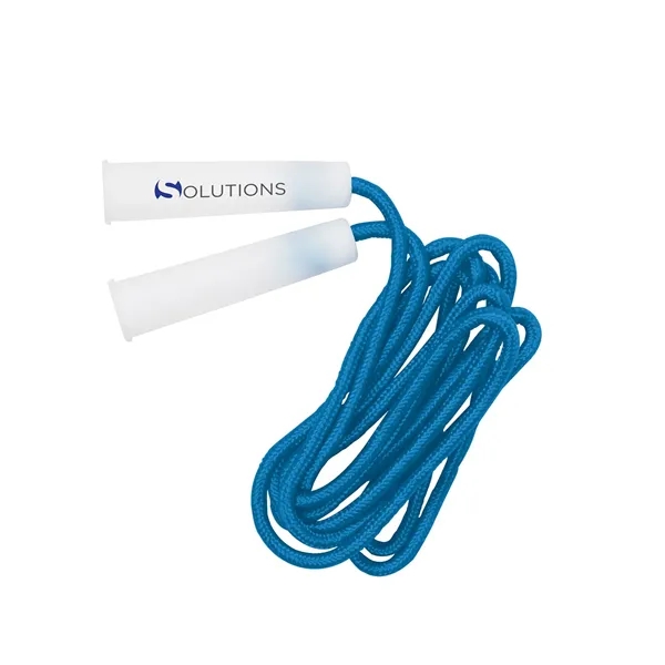 Woven cloth jump rope with white plastic handles.... from ASI 79530 Prime Line