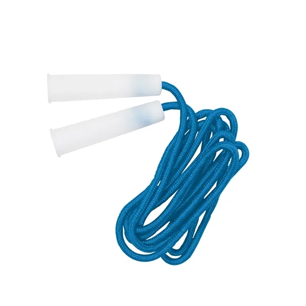 Woven cloth jump rope with white plastic handles.... from ASI 79530 Prime Line