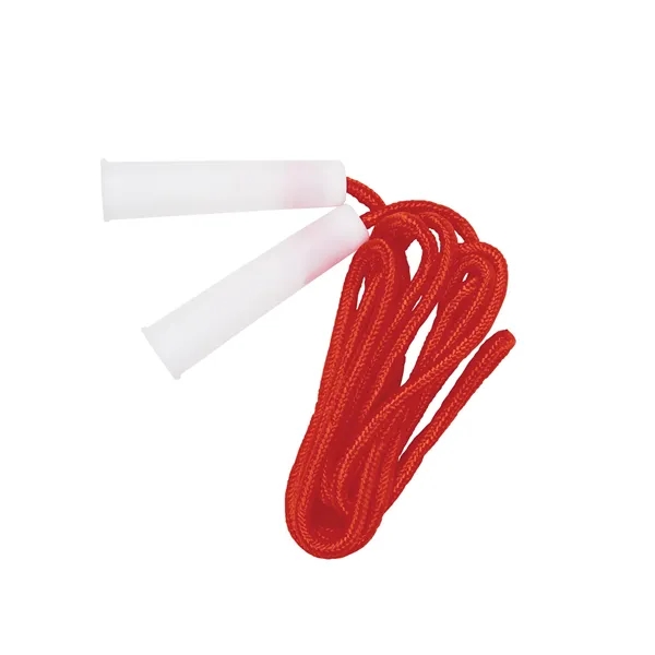 Woven cloth jump rope with white plastic handles.... from ASI 79530 Prime Line