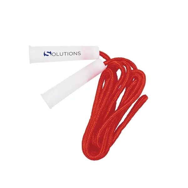 Woven cloth jump rope with white plastic handles.... from ASI 79530 Prime Line