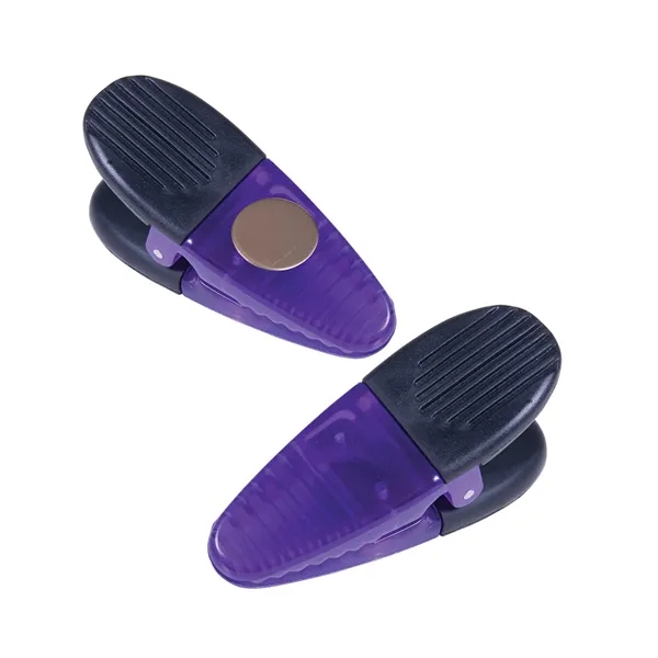 Spring-loaded magnetic clip with rubber grip, offered in several colors.... from ASI 79530 Prime Line