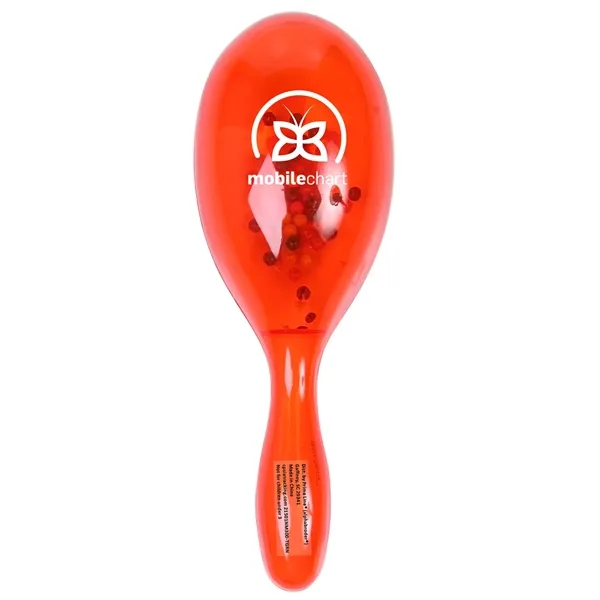 Translucent bean-filled maracas; available; in several colors and made of polypropylene... from ASI 79530 Prime Line