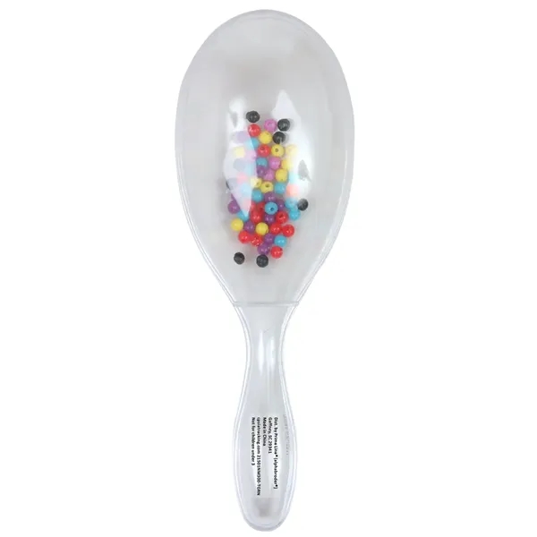 Translucent bean-filled maracas; available; in several colors and made of polypropylene... from ASI 79530 Prime Line