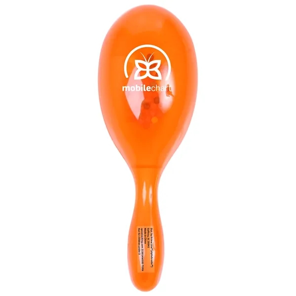 Translucent bean-filled maracas; available; in several colors and made of polypropylene... from ASI 79530 Prime Line