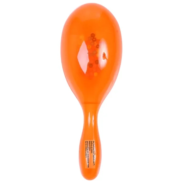 Translucent bean-filled maracas; available; in several colors and made of polypropylene... from ASI 79530 Prime Line