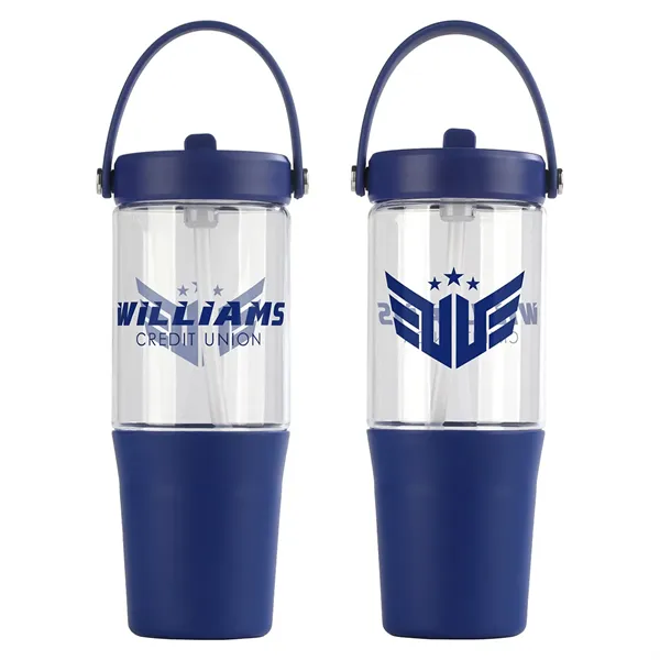 40 oz Recycled Tumbler with Straw... from ASI 36730 Ariel Premium Supply Inc