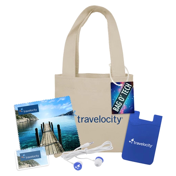 Tech  kit that includes a mini tote bag, microfiber cloth,... from ASI 44900 NC Custom (CI/Lanco) / Lanco