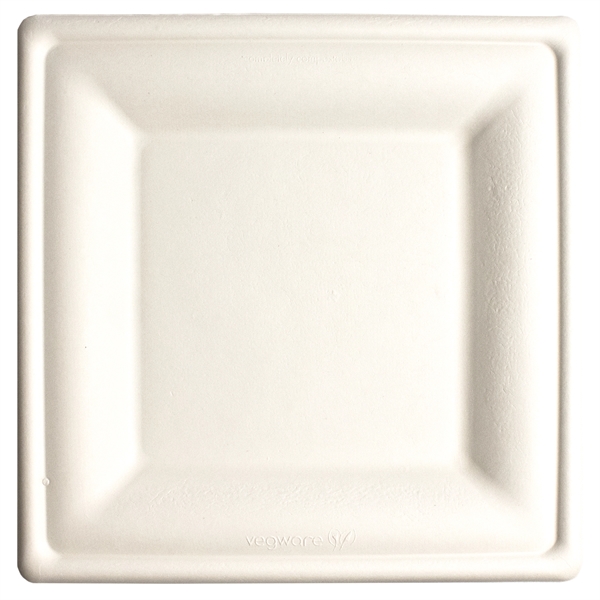 10" square compostable paper plate.... from ASI 88200 TK Sorg's - A Div of Arch Promo Group, LLC / PETITE