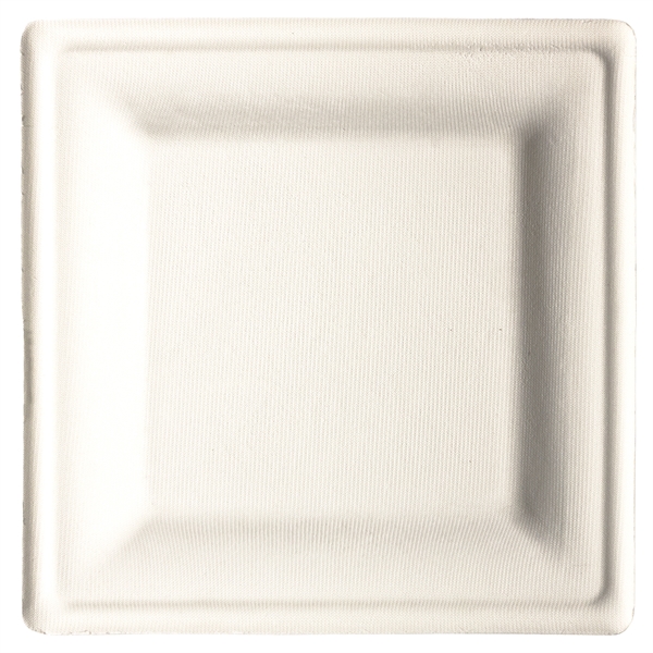 10" square compostable paper plate.... from ASI 88200 TK Sorg's - A Div of Arch Promo Group, LLC / PETITE